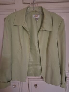 Talbots Pale Green Women's Blazer Jacket
